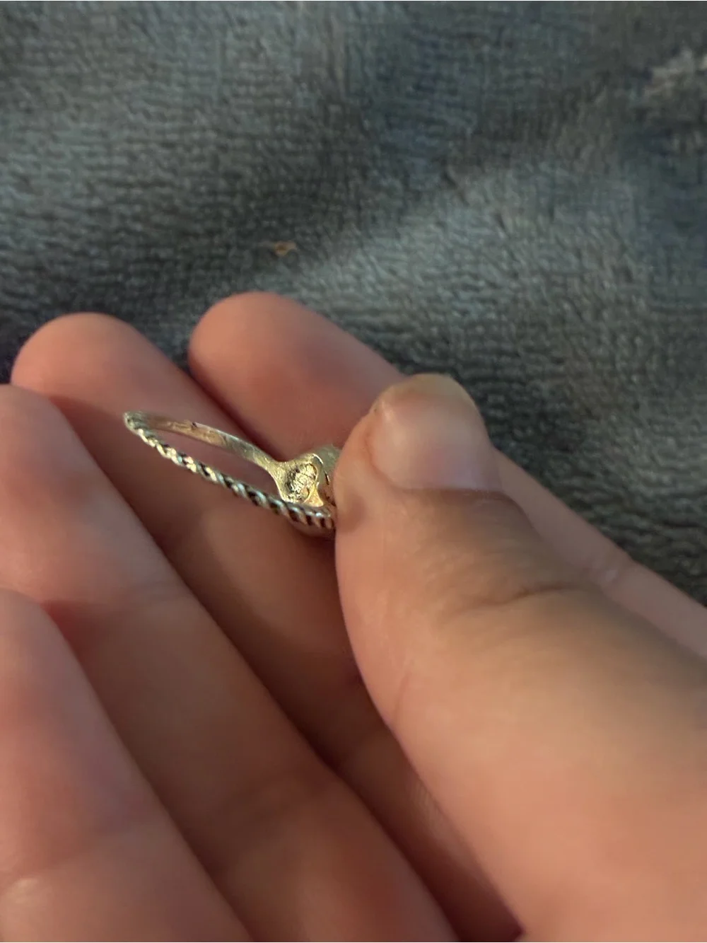 Antique Vintage-Style Pink Fashion Ring